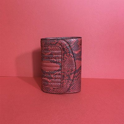 Clutch python Jeanne - Delage Maison leather goods bags tote luxury paris St Honore